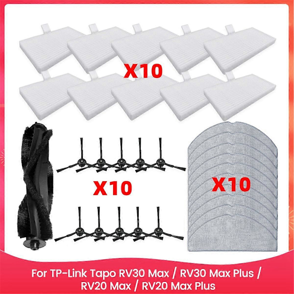 För TP-Link Tapo RV30 Max / RV30 Max Plus / RV20 Max Dammsugardelar