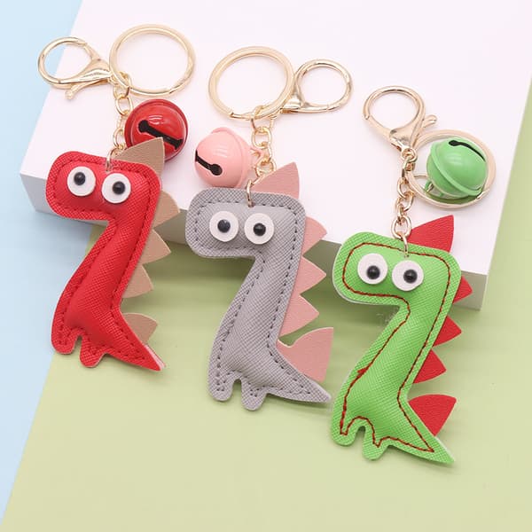 Lädernyckelringar för kvinnor och flickor, nyckelringar, väskberlocker, handväskaccessoarer