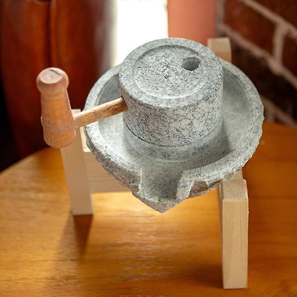Mini Hjem Kaffebønne Maskin Retro Hånd Kaffekvern Korn Krydder Naturlig Liten Steinmølle Retro O