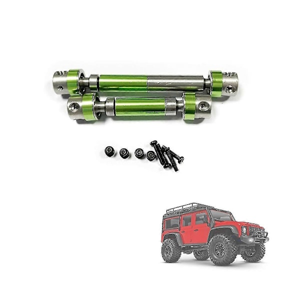 2 st Metalliska Drivaxlar CVD Drivaxlar för Trx4m -4m 1/18 RC Crawler Bil Uppgraderingsdelar Tillbehör