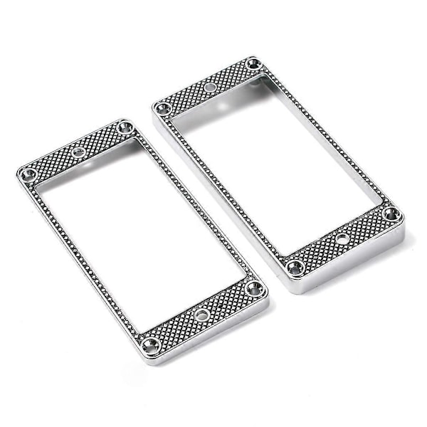 2 kpl Humbucker-mikrofonirengas Metallinen kaareva pohjakehys LP PRS -kitaran osille