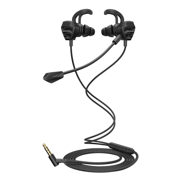 Trådløse, in-ear, Bluetooth, svedresistente, høretelefoner, sort