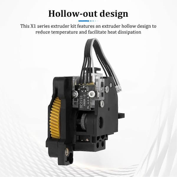 X1 Extruder Härdad Stålväxelenhet för Bambu Lab X1-seriens Extruder för X1 för Bambu Lab Hotend Extruder