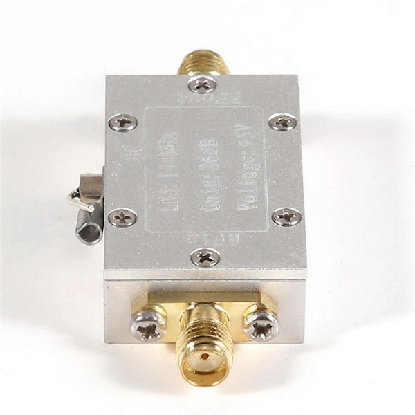 144MHz Ultralågbrusförstärkare LNA Frekvens 125-185MHz Förstärkning