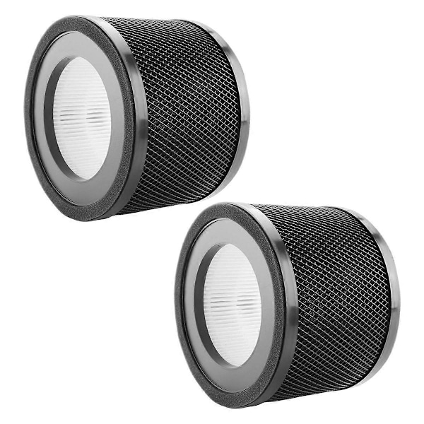 2-pakning erstatnings 3-i-1 HEPA luftfiltre kompatible for TaoTronics TT-AP001 / VAVA VA-EE014 luftrenser