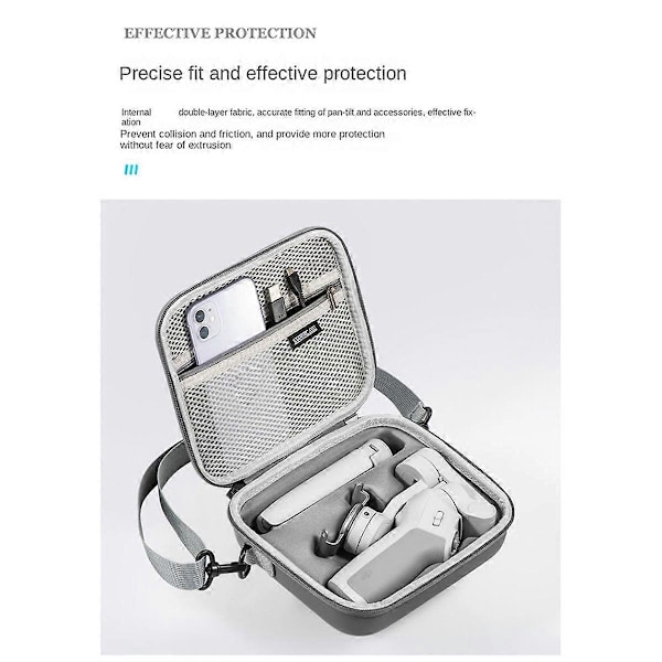 Gimbal Stabilisator Opbevaringstaske Bæretaske Kompatibel til Mobile Se/ 4 Se/ 4 Håndholdt Gimbal