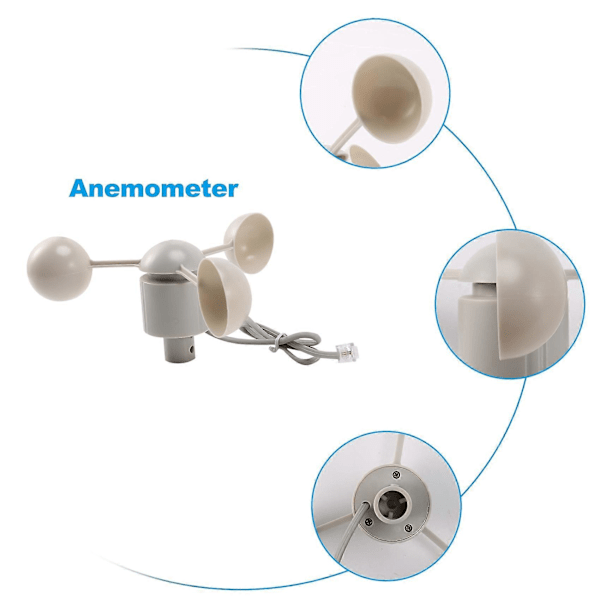 WH-SP-WS01 Anemometer Vindhastighetsmåler Vindhastighetssensor Meteorologisk Instrument Ac