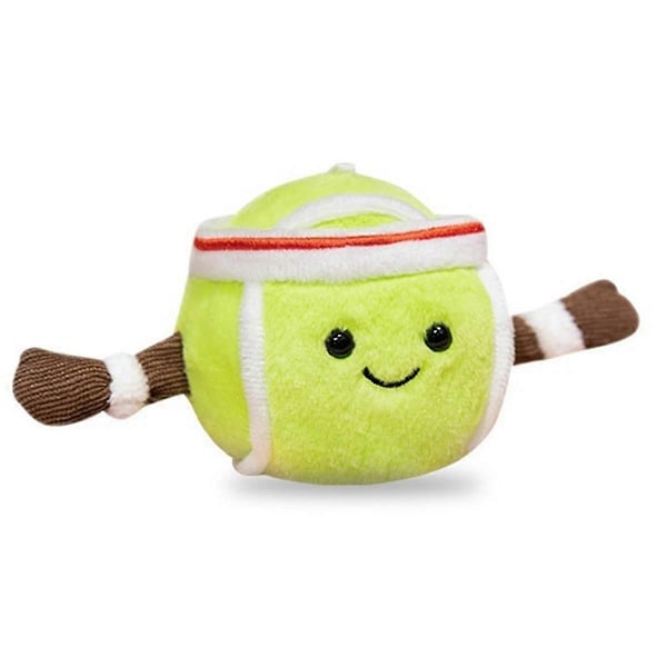 Lämplig för Fun Sports Tennisdocka Boll Docka Kompis Gåva Pojkdocka Plyschleksak-FO  SHAN  RAN  WANG