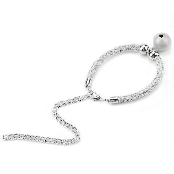 Halsband för katt i japansk stil, vit kattklocka, nylonhalsband för husdjur med förlängningskedja