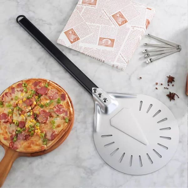 Non-Stick Pizzaspade och Pizzapaddel med Mångsidig Bakdesign 7inch