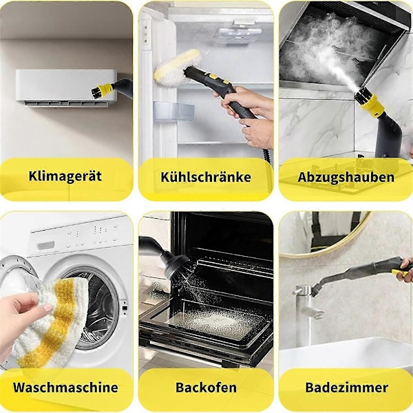 Karcher Easyfix SC1 -lisätarvikkeet, pyöreä harjasarja, suutin pyöreä