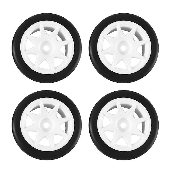 4 st 58mm Däck Hjul 12mm Hex med Svampinsats för 1/10 1/12 RC Driftbil 3Racing Sakura M4 M5 MST TCR Tamiya M04 M05