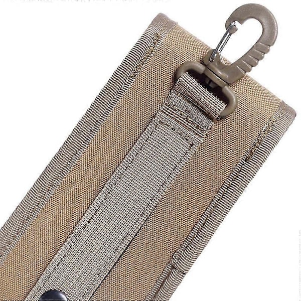 Brillepose Bærbar Solbrilleetui Beskyttelsesveske for Briller Nylon Vanntett Lommelyktpose, Grønn
