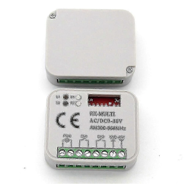 Garajeport Fjernkontroll Mottaker 433 868mhz Rx Multi 300-900mhz Ac/dc 9-30v Mottaker Med Fjernkontroll