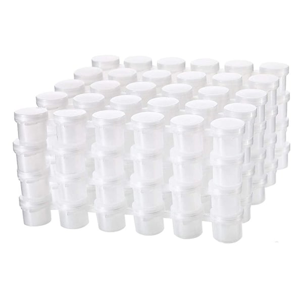 50 Strips Tomme Malingbokser 5 ml Malingbokser Strips Oppbevaringsbeholdere Malekunst Håndverksutstyr, 300 Bokser Totalt