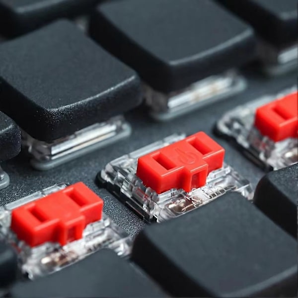 70 stk. Kailh Low Profile Choc Switch 1350 RGB til Tastatur Hvid