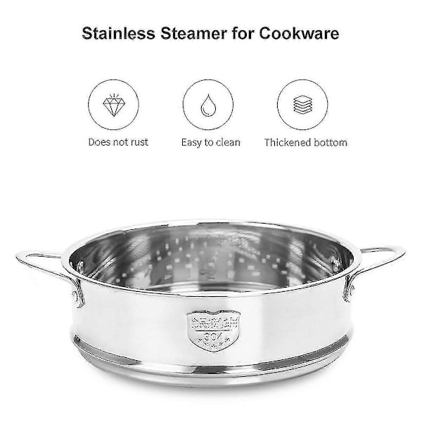 16cm Fortykket Matdampstativ Rustfritt Stål Steamer