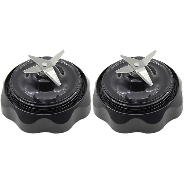 2X Easy Twist-blad for NutriBullet Blender Combo erstatningsdeler Black & silver