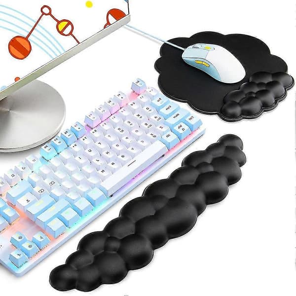 Moln Handledsstöd Kit Ergonomiskt Tangentbord Handledsstöd Mus Handledsstöd Dator Gaming Handledsstöd Non-