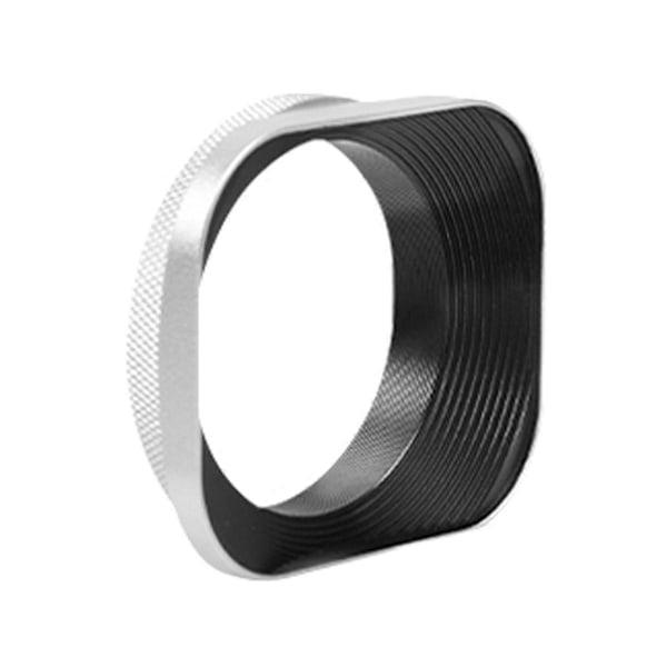 52mm Kaliber Modlysblænde til Sony, Canon, Nikon, Fujifilm Kameraer Sølv