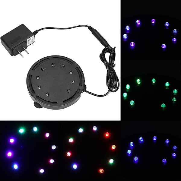 LED Boble Ubåd Lys Dykkerlampe Multi Farve Belysning med Luftsten Bar til Akvarium CN 220-240V