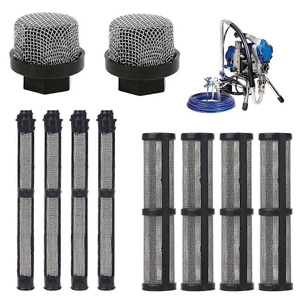 Filterskjermsett for Airless Sprøytepistol for Graco 390 395 490 495 Sprøyter