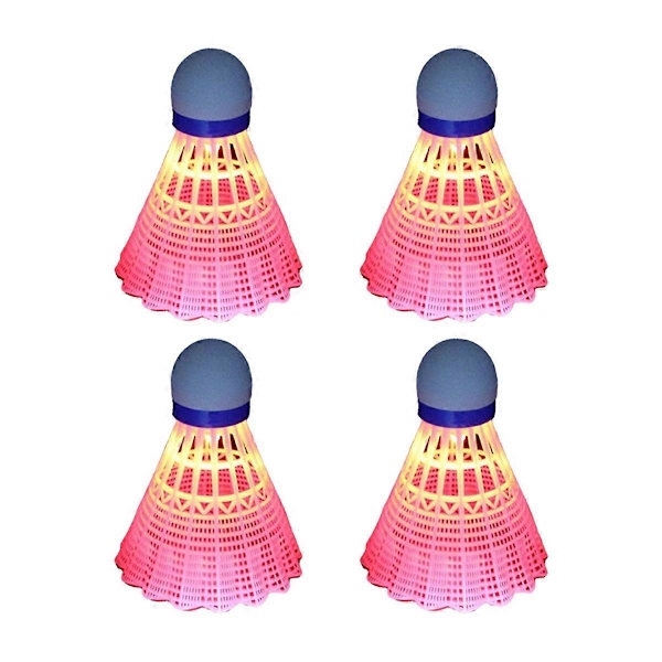 Lysande Badmintonbollar Set Rosa