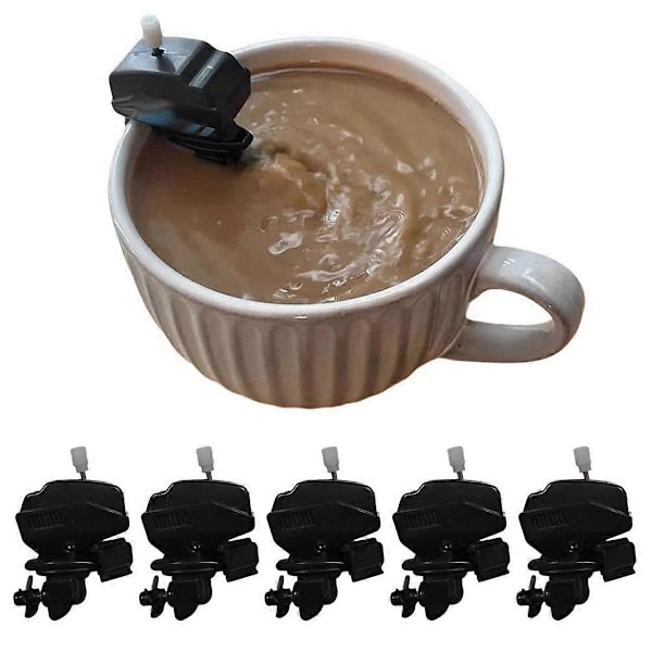 10 stk. Bådmotor Kafferører, Rustfrit Stål Clip Drikkemixer, Nyhed Miniature Bådmotor