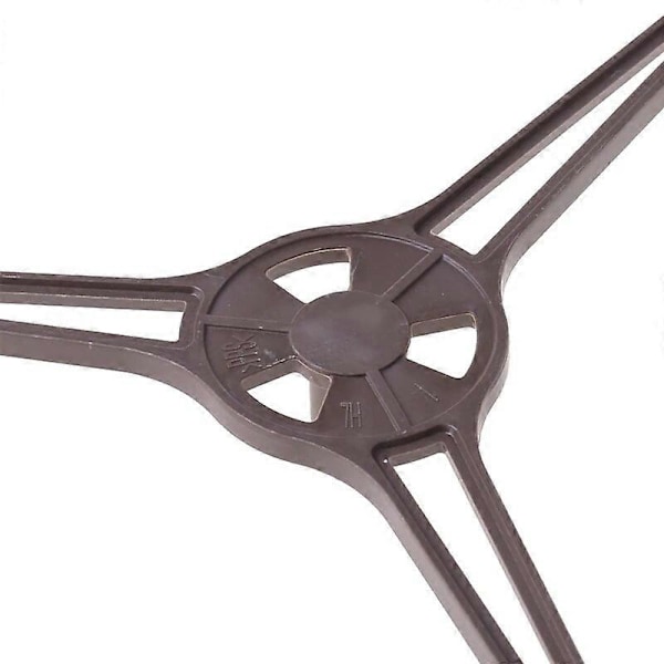 Reservedel 3-armet Mikrobølgeovn Drejeskive Plade Holder Stativ Glas Rulleguide