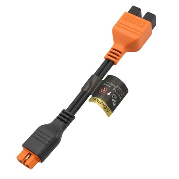 För EF ECOFLOW solpanelstillbehör - 1-till-2 adapterkabel - XT60I - 0,05 m anslutningskabel seriekoppling Black B