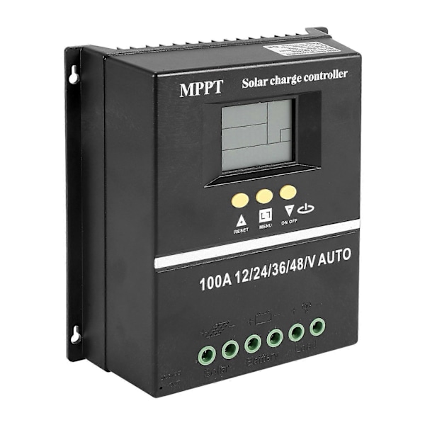 PWM 12V 24V 36V 48V AUTO Solpanel Ladecontroller Solar PV Batterioplader med LCD MPPT Solar
