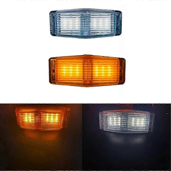 Front Grill Lys LED Markeringslampe til Man Lastbil Front Dobbelt Brænder Indikatorlys B