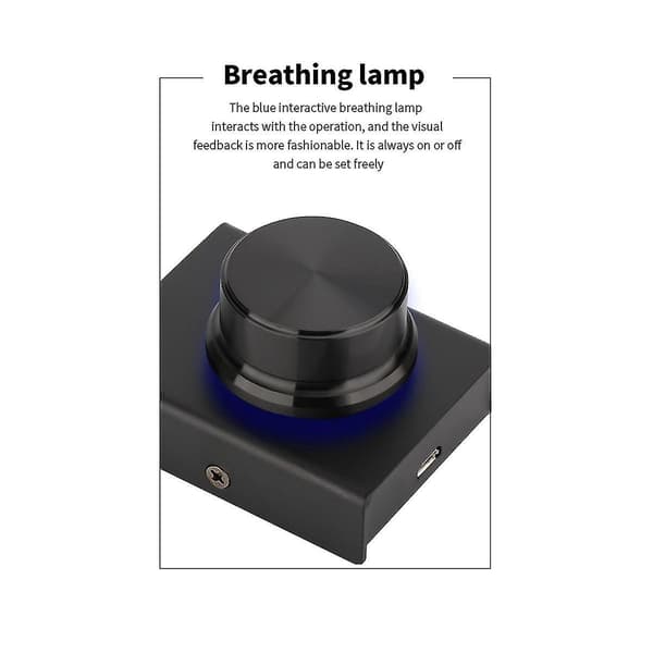 USB Computer Volume Controller Multimedia PC Højttaler Ekstern Lydstyrkekontrol Justeringsknap Repl