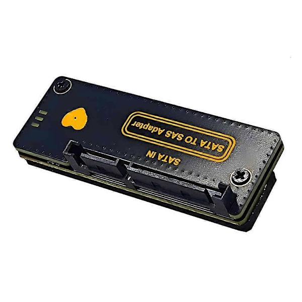 SATA till SAS HDD Adapterkort 6Gbps SATA 3.0 22Pin till SAS 29Pin Expansionskort för SAS 2.5/3.5 Tum H