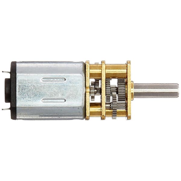 JA12-N20 Model DC 12V 100RPM mini Motor Sølv+Guld
