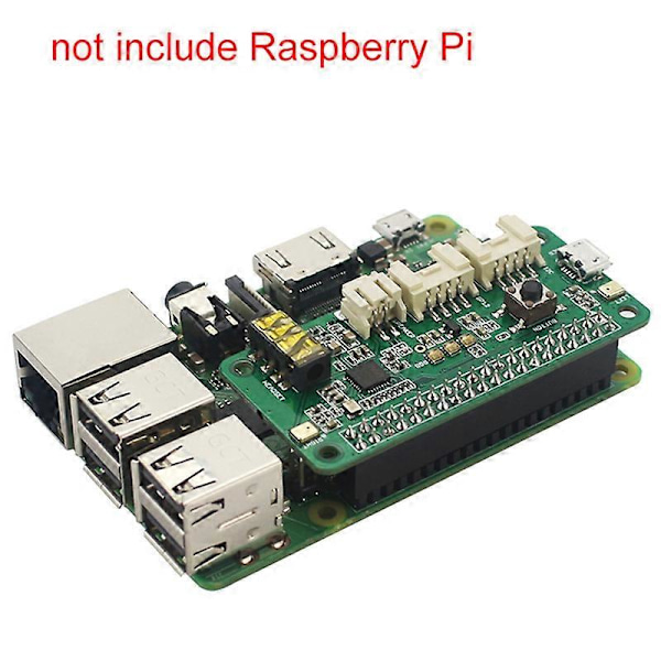 ReSpeaker 2-Mics Pi Hat för Raspberry Pi 4 Model B Röstmodul Dubbel Mikrofonuppsättning för Raspberry