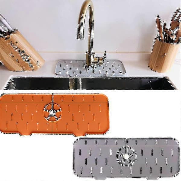 Stänkskydd för Kran Absorbent Pad Kit Badrumskran Stänkskydd Silikon Pad