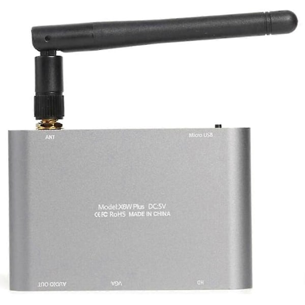 sopii MiraScreen X6W plus 4K langattomalle HDMI-yhteensopivalle näyttöadapterille Dual Band 5GHz WiFi-vastaanotin VGA langaton näyttö - FO SHAN RAN WANG