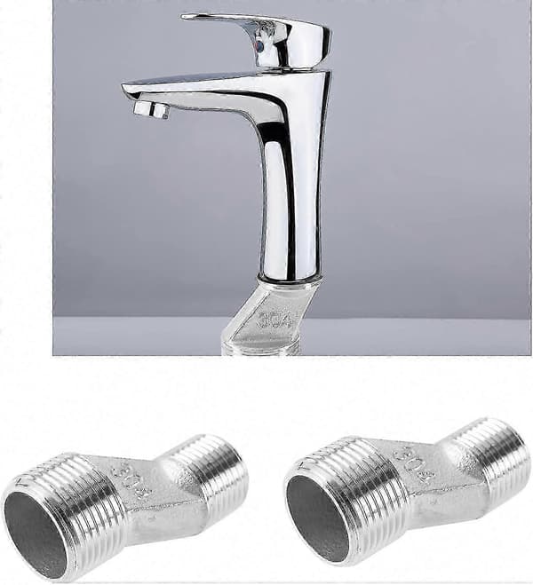 1/2\" til 3/4\" Utvendig Gjenge Offset Adapter for Eksponert Dusjsystem, Veggmontert Klofot Badekar Kran Maskinvare