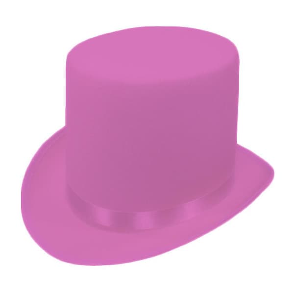 Bristol Novelty Unisex Uld-Effekt Høj Hat Pink