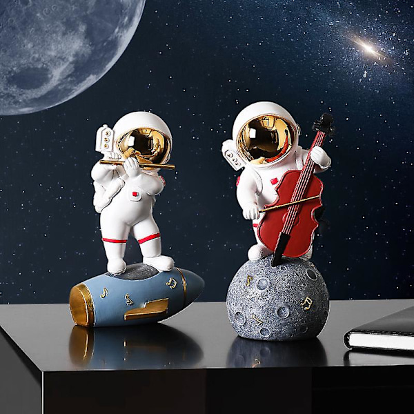 Astronautti Astronautti Koriste Tukkumyynti Olohuone Työpöytä Kotikoriste Pieni Koriste Lahja Kulta - Meditaatio Astronautti, QINWEI-183