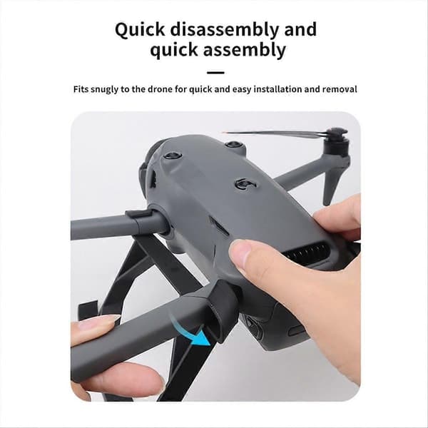 Landningsställ för 4 Pro Drone Fotfäste
