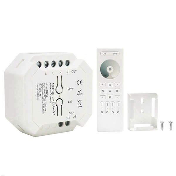 Tuya ZigBee Triac Himmenninohjain Älykäs Himmennin Kaukosäädin C