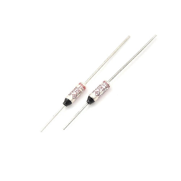 10 stk. SF214e Sikringer for termisk sikring 216 C 216 grader 10A 250V Celsius Shytmv S2024123011048