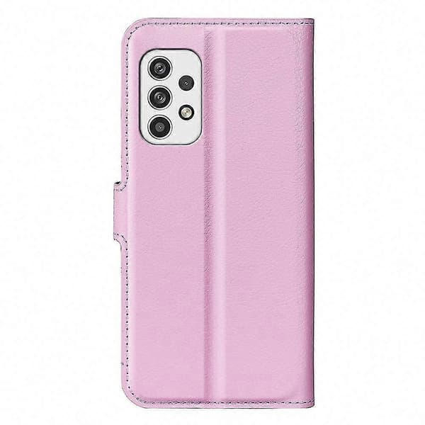 För Galaxy A23 4G/5G Global Version med TCase Litchi Full Protection Stand Plånboksfodral Pink Style E Samsung Galaxy A23 4G