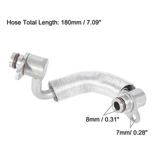 11538663517/6 LH+RH Turbolader Kølervæskerør til 320I 328I X3 X4 X5