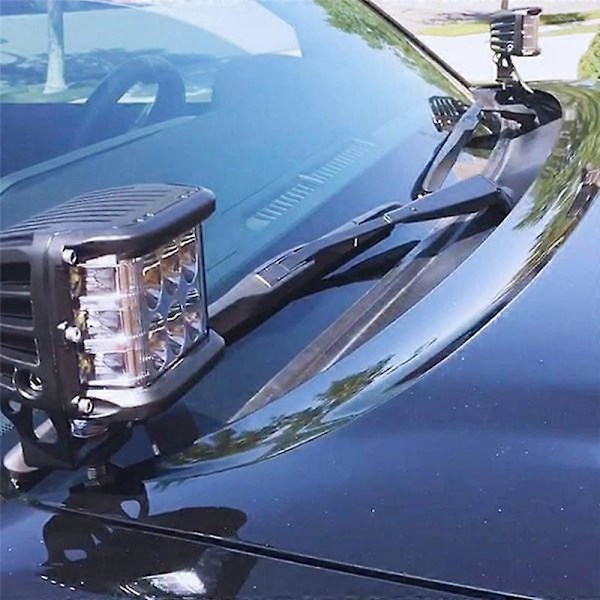 LED Lys Pod Metall Panserfeste Brakettsett Grøft Panser Lys Braketter for 2016-2020 Toyota Tacoma