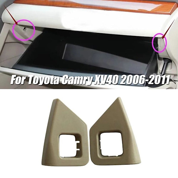Par Glove Box Værktøjsopbevaring L+R Til Toyota Til Camry 2006-11 Tilbehør Til Camry XV40 2006-2011 Til Toyota Handskerum T