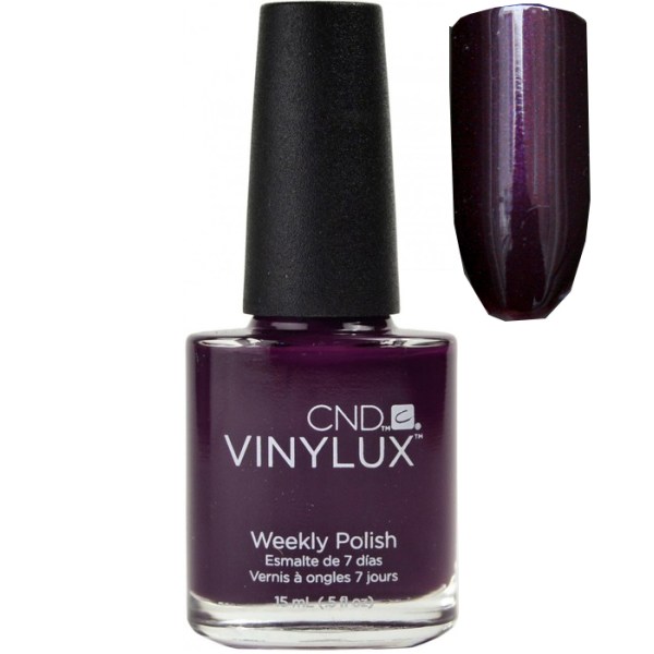 CND Vinylux Fall Modern Folklore Collection-Plum Paisley dark shimmery purple