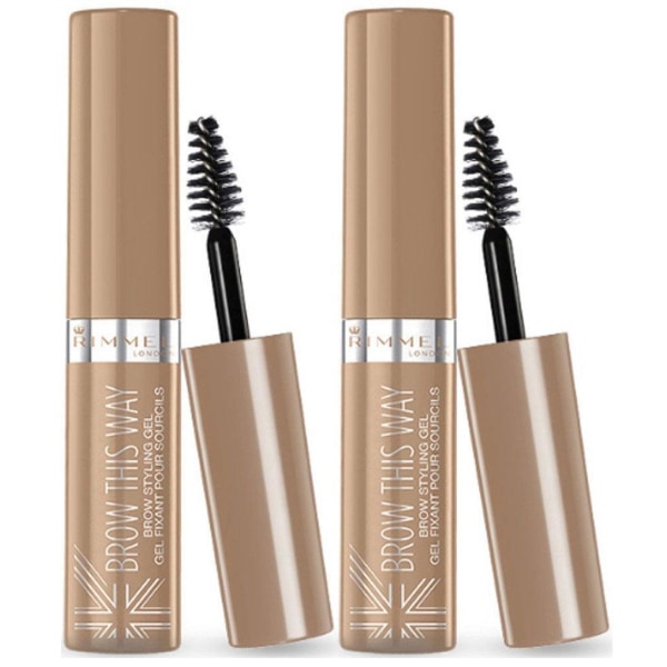 2st Rimmel Brow This Way Brow Styling Gel with Argan Oil-Blonde Ljusgul